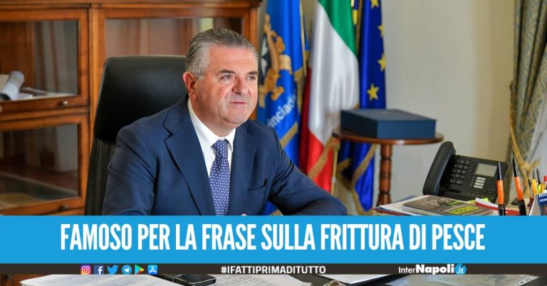 In manette Franco Alfieri, presidente della provincia di Salerno e sindaco di Capaccio Paestum