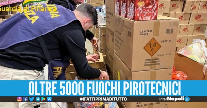 Da Napoli a Palermo con 222 kg di batterie di fuochi, scatta il sequestro del carico