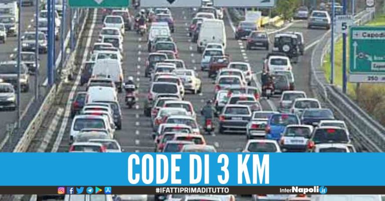 Incidente in Tangenziale e sciopero dei mezzi è caos viabilità a Napoli