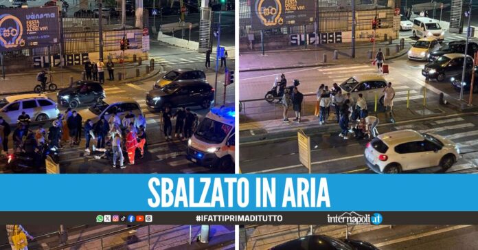 Investito mentre attraversa sulle strisce a via Marina, turista ricoverato in ospedale