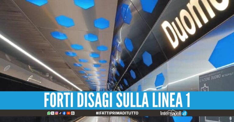 La metro Linea 1 di Napoli chiuderà in anticipo per molti mesi il motivo
