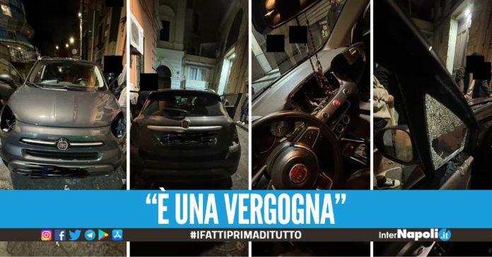 Ladri da record a Mergellina, auto cannibalizzata in un'ora: portati via fari e stereo