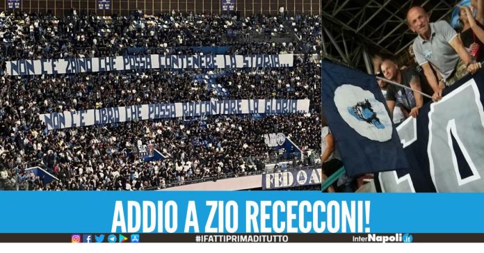Lutto nel tifo napoletano, è morto Luciano Vivenzio 'Rececconi'