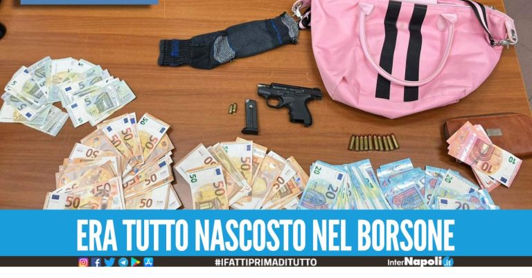 Montagna di soldi, pistola e munizioni mentre era ai domiciliari in casa 49enne arrestato nel Napoletano