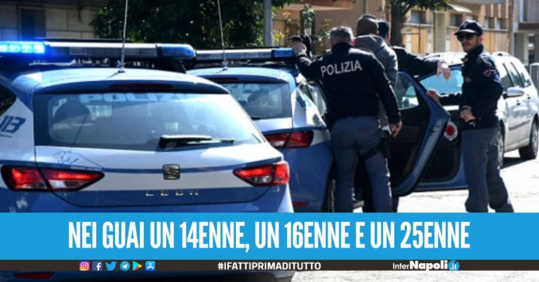 Napoli violenta auto della polizia speronata e due ladri d'auto presi dopo inseguimento