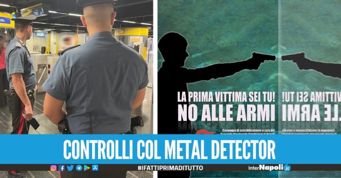 “Non c’è niente di male, è normale”, giovani armati fermati a Casoria e nella metro di Napoli