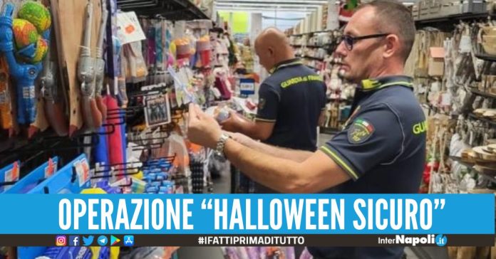 Oltre 70mila giocattoli e decorazioni di Halloween non conformi, maxi sequestro in Campania