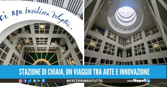 La stazione Chiaia della Linea 6 è tra le più belle al mondo, arriva il prestigioso riconoscimento
