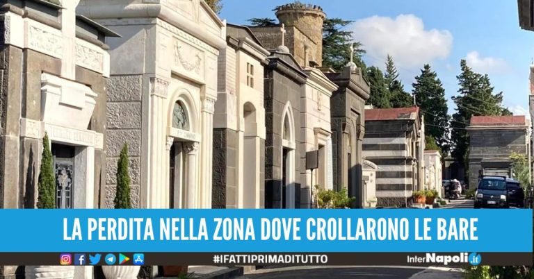 Chiude il Cimitero Monumentale di Poggioreale per una grave perdita idrica: "Rischio igienico-sanitario"