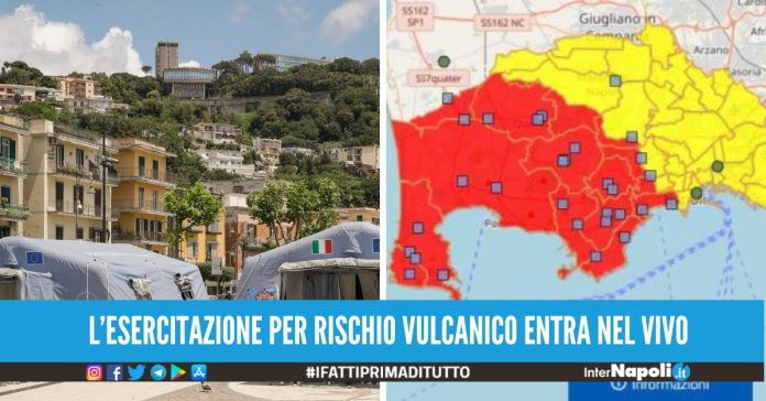 Al via l'esercitazione della Protezione Civile ai Campi Flegrei, attesa per il messaggio di IT-Alert