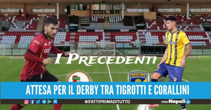 Il Giugliano si prepara al derby contro la Turris, tutti i precedenti tra le due squadre