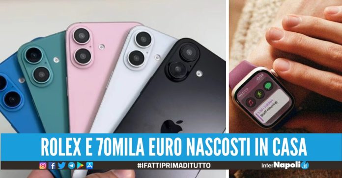 Ritrovato parte del carico di iPhone rubati, in manette una coppia a Secondigliano