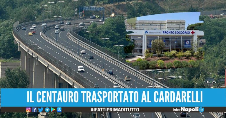 Urta un motorino con l'auto in Tangenziale a Napoli e fugge, denunciato 29enne