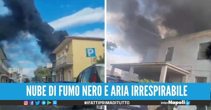 Incendio durante i lavori nella scuola a Castel Volturno, paura tra gli studenti e aule evacuate