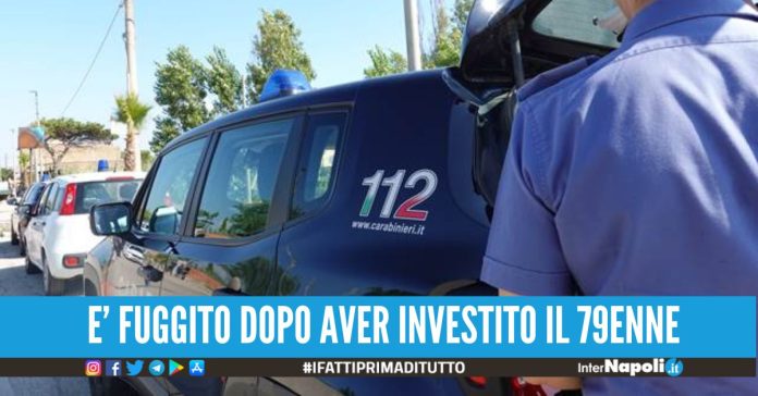 Ubriaco e sotto effetto di stupefacenti, investe un anziano e scappa: 30enne beccato a Castel Volturno