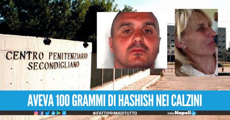 Porta la droga al figlio in carcere a Secondigliano, condannata con pena sospesa
