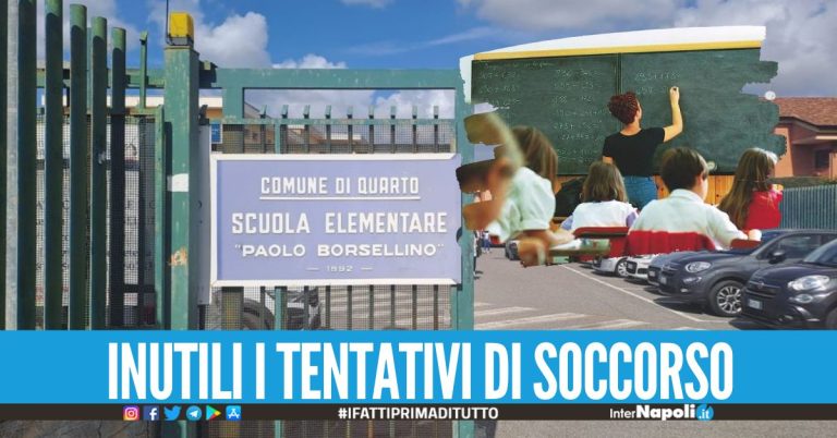 Quarto, bimbo si accascia in classe per un malore indagini sul decesso