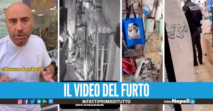 Raid da 'Con Mollica o Senza' a Roma, porta sfondata a martellate e ladro in fuga con la cassa