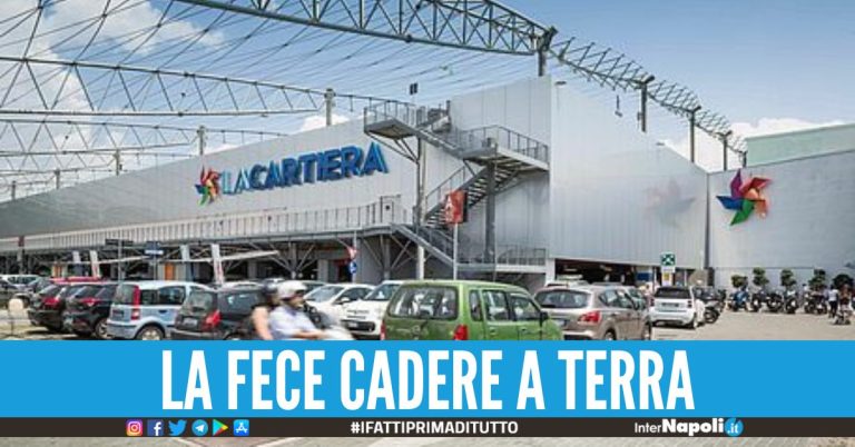 Rapinò una donna al centro commerciale a Pompei arrestato il colpevole