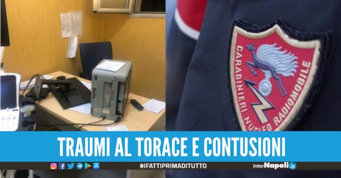 Scaglia computer e stampante contro dottoressa di turno in PS denunciata 34enne al Moscati di Aversa