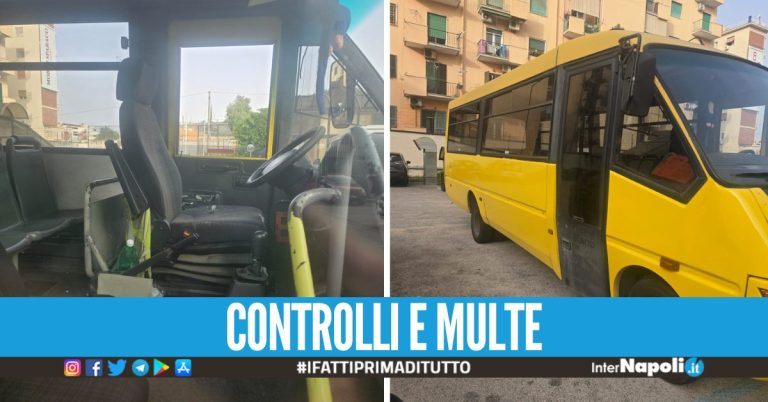 Scuolabus pericolosi per gli studenti scoperti a Napoli, nei guai 8 autisti
