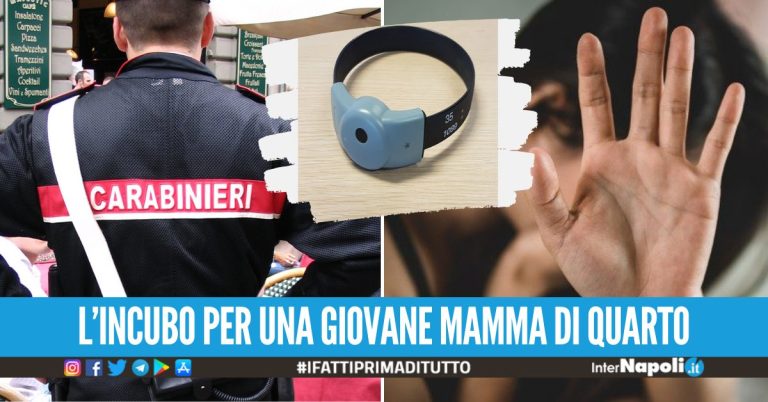 Tenta di dare fuoco all’ex compagna, 33enne di Giugliano fermato dal braccialetto anti-stalking