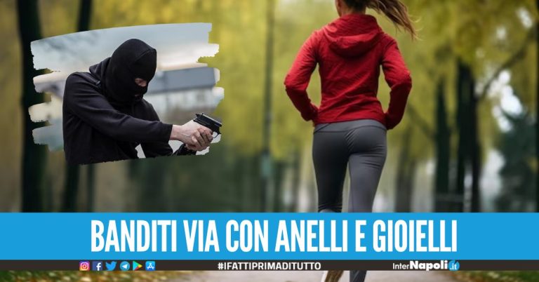 Terrore a Caivano, 4 donne rapinate mentre praticavano jogging