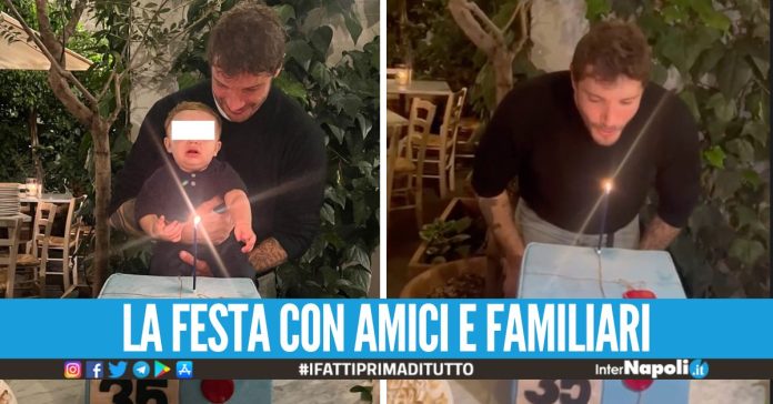 Torta di 'Affari Tuoi' e cena da Concettina ai Tre Santi, Stefano De Martino compie 35 anni