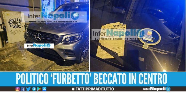 Auto in sosta selvaggia a Napoli, multato un consigliere comunale