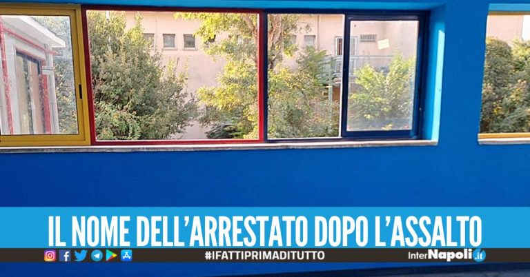 Assalta la scuola a Frattamaggiore, preso ladro di finestre