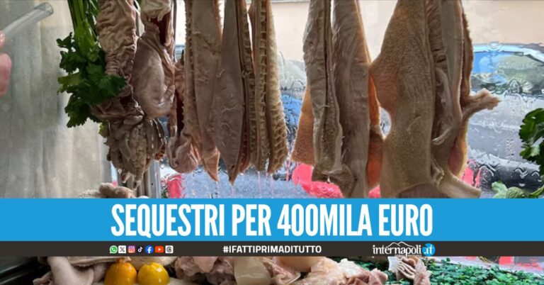"'O pere e 'o musso" prodotto tra la sporcizia, sequestrati 3mila chili nel Napoletano