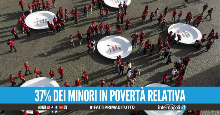 povertà infantile campania