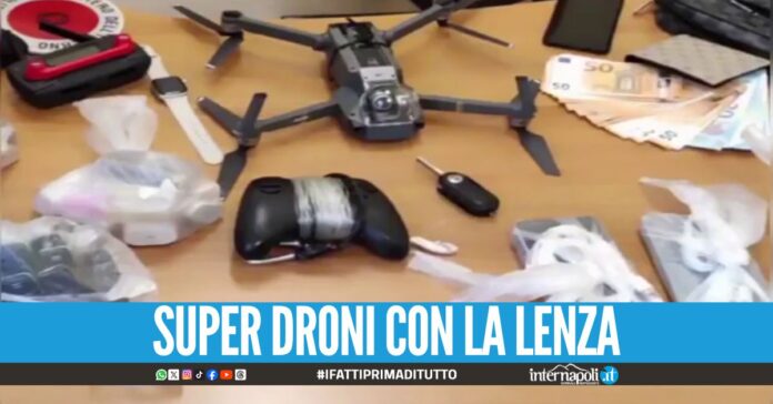 Volo del drone pagato 700 euro, così arrivava la droga nel carcere di Secondigliano