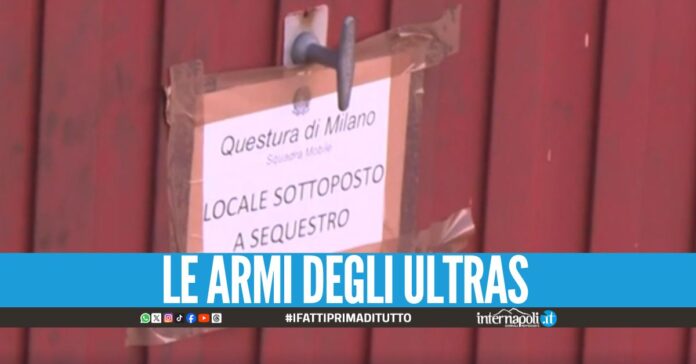 Gli ultras dell'Inter avevano kalashnikov e bombe a mano nel covo