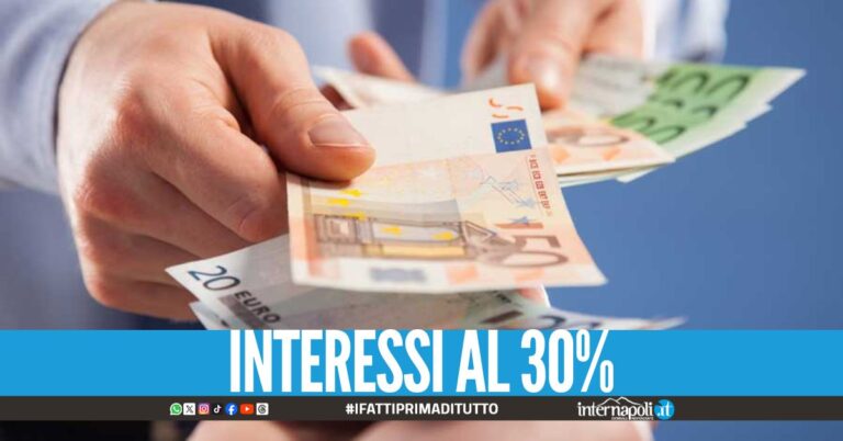 Coniugi napoletani vittima degli usurai, sequestrati 90mila