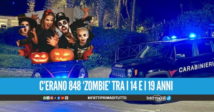 Festino abusivo di Halloween in provincia di Napoli, era stato organizzato sui social