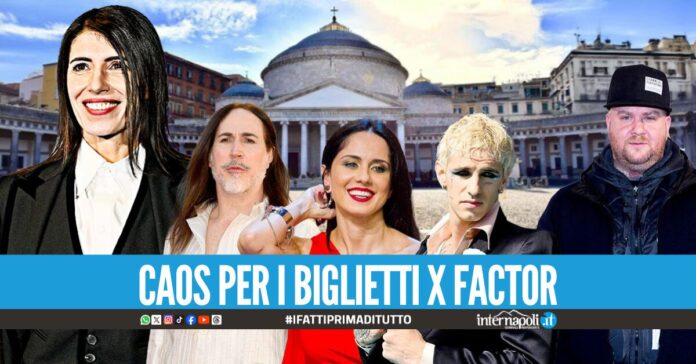 Finale di X Factor a Napoli, biglietti gratuiti rivenduti on line tra gli 80 e i 130 euro