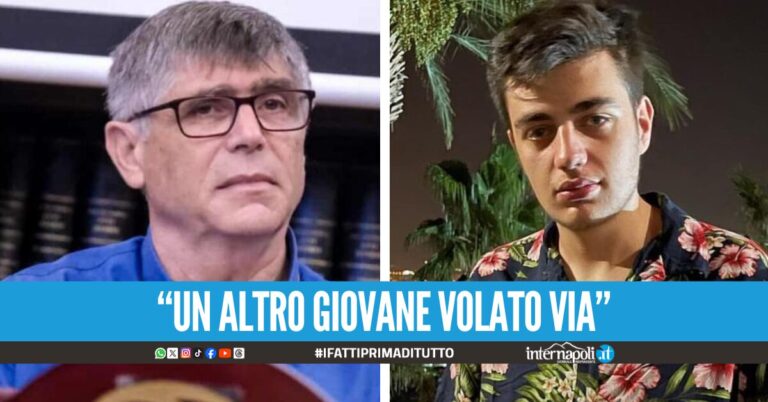 Gabriele volta più in alto che puoi, il dolore di don Maurizio Patriciello per il figlio del sindaco