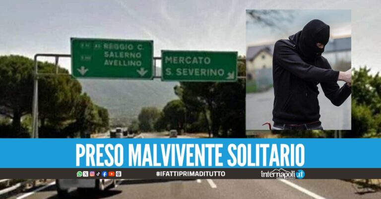 Imprenditori rapinati sull'autostrada Caserta-Salerno, arrestato malvivente