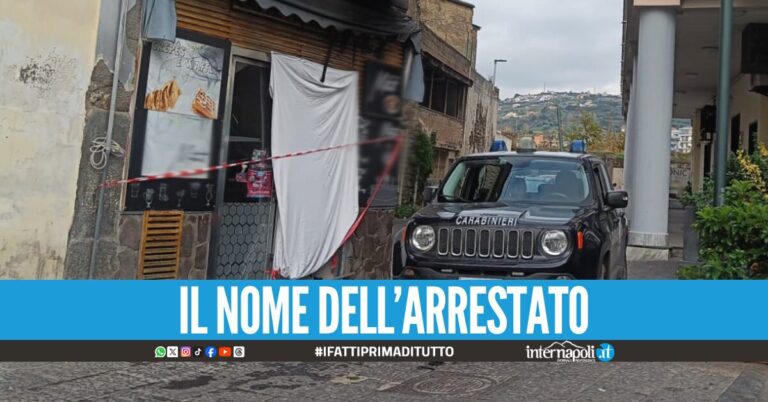 Incendia un bar a Gragnano ma si brucia le mani, 19enne incastrato dalle ustioni