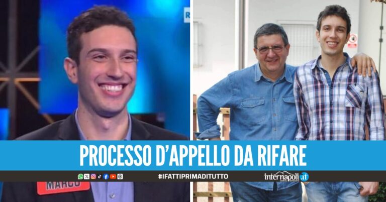 Marco Eletti uccise il padre a martellate, annullata la condanna a 24 anni all'ex concorrente de 'L'Eredità'