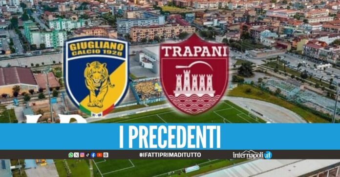 Il Giugliano si prepara alla sfida col Trapani, in perfetta parità i tre precedenti al 