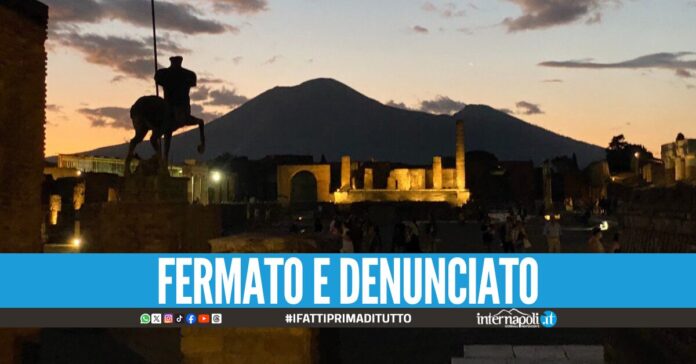 Turista americano si introduce negli Scavi di Pompei di notte: 