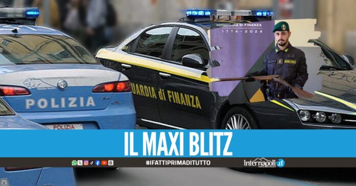Alto impatto a Casoria: sequestrate pistole, droga e impianti di videosorveglianza