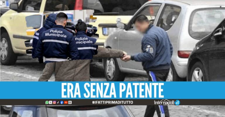 Cerca di allontanarsi con l'auto della "cliente" ma sbatte contro un camion, deferito parcheggiatore abusivo a Napoli