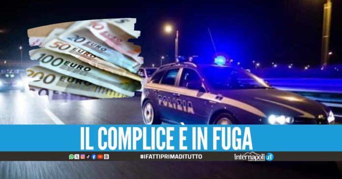 In auto con oltre 60mila euro in contanti, 19enne preso dopo l'inseguimento da film a Barra