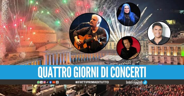 Capodanno 2025 a Napoli, tributo a Pino Daniele in Piazza del Plebiscito e tanti eventi in città