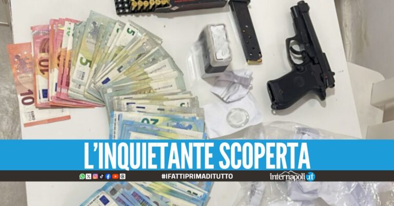Pistola e kit per falsi certificati medici in casa, in manette 55enne a Casalnuovo