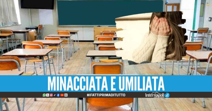 Bullismo in classe ad Aversa, minacce e pantaloni abbassati davanti a una studentessa