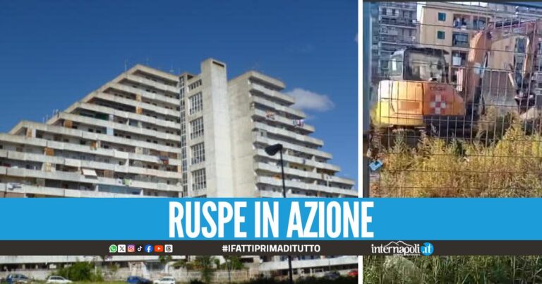 Vele di Scampia, al via i lavori di costruzione dei nuovi alloggi per le famiglie sfollate